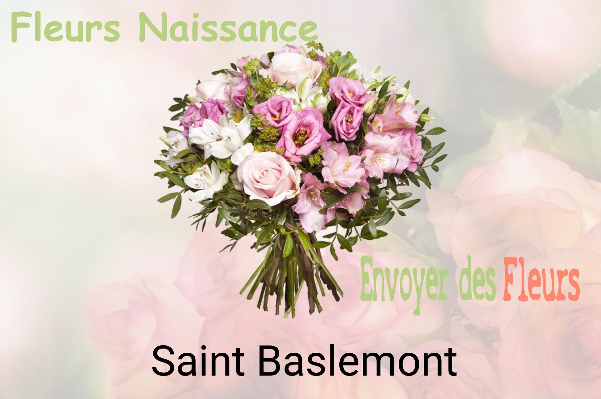 Bouquet de fleurs de naissance livré à Saint-Baslemont